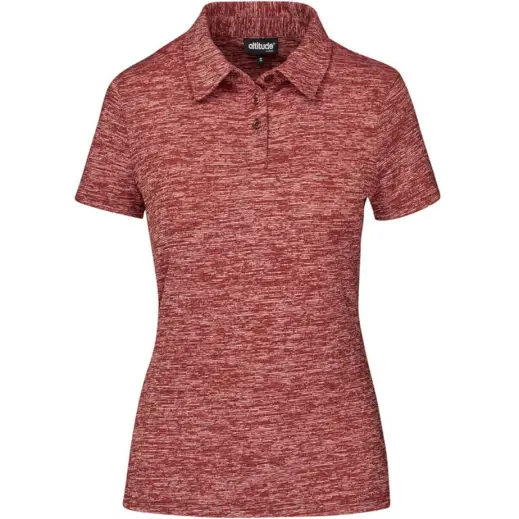 Ladies Echo Golf Shirt Red
